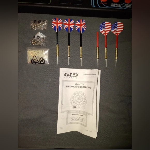 Viper 777 Electronic Soft Tip Dartboard battery operated w/darts tested works - Picture 3 of 4